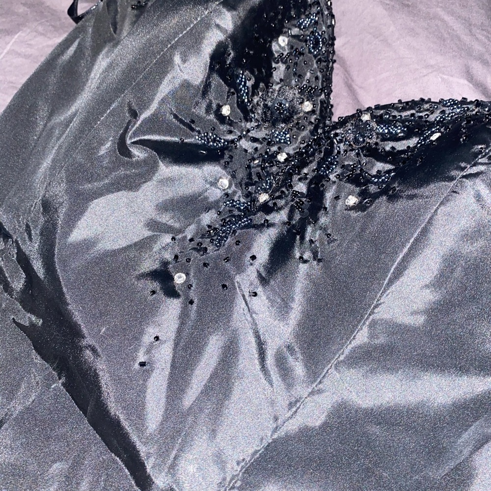Black Beautiful Jovani  mermaid gown - Picture 5 of 15